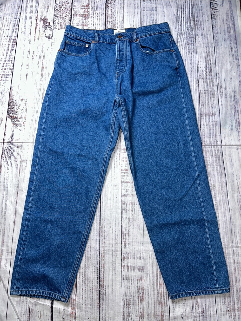 October Edition Relaxed Fit Men's Denim Jeans in Blue